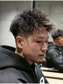 MEN'S/ツイスパ×ハイライト×スキンフェード/短髪/メッシュ