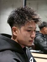 メッツ 原宿(METS) MEN'S/ツイスパ×ハイライト×スキンフェード/短髪/メッシュ