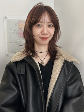 ユー(yew) ミディアムレイヤーカット/ウルフレイヤーカット/顔まわりカット