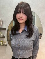 ジーナ  札幌大通(Zina)&nbsp;美髪＊韓国風ふんわりウェーブ＊ダークグレージュ＊Zina札幌大通