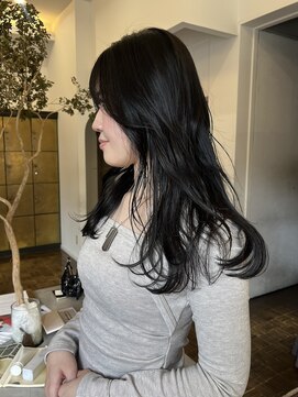 ヘアーアイスカルテット(HAIR ICI QUARTET) 大人綺麗◎ブリーチなしグレージュロング