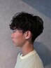 【人気No.2】カット+パーマ1+眉毛カット¥12000→¥9900