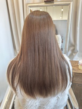 ヘアアンドアイラッシュ ココアンジェ くりえいと宗像店(Coco Ange) ベージュカラー