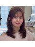 必ず可愛くなれる♪似合わせカット+透明感カラー