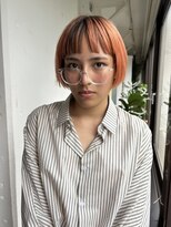 シーレム 元町三宮(SILEM) サンセットオレンジ ボブ