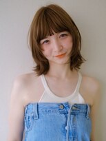 ハンク 表参道(Hank.)&nbsp;柔らかベージュの外ハネレイヤー