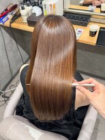 インスヘアー 明石(INCE HAIR) ☆ダメージレス縮毛矯正(ハイライト履歴)
