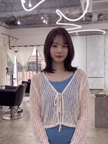エシカ(ethica)&nbsp;【ethica_南船場】ミディアムレイヤー×シースルー前髪/20代