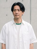 エムエイチバーバー 肥後橋(MH THE BARBER)&nbsp;大人ナチュラルセンターパート【肥後橋駅・西梅田・本町】