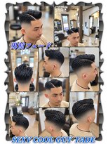 ヘアーファクトリー☆マハロ(Hair Factory☆MAHARO)&nbsp;★メンズ☆男前スキンフェードカット【７：３パートスタイル】