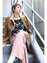 ヘアサロンエムフィス 池袋東口(HAIR SALON M Fe's)&nbsp;ミルクティーカラー×モードショート