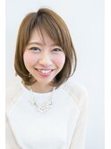 アッシュベージュの大人ボブ☆