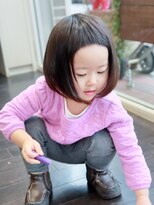 ファミリー サロン アップル(FAMILIY SALON APPLE) お子様 前下がりボブ