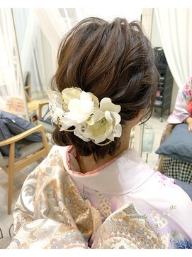 シェルベアー(Shell Bear) ShellBearヘアアレンジ☆振袖/袴/着物/銀座/東銀座/ヘアセット