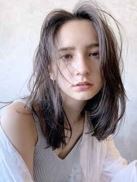 アイティー バイ アルバム 浦和店(IT by ALBUM) シースルーボブ_クールショートピンクベージュボブルフ_27928