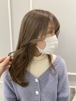ブリーチカラー　ツヤマロンベージュ