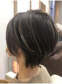 ショート☆ハイライト☆イヤリング