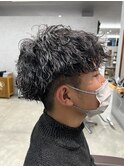ツーブロック/メンズマッシュ/波巻きスパイラルパーマ
