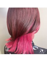 ビヨンドイー(beyond E)&nbsp;ピンクインナーウルフカット