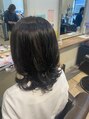 アンジェ(ange) デジタルパーマをかけてセットがラクチンに。