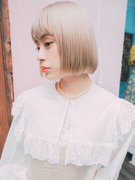 美容室 リズヘアー 稲毛店(Riz hair) 内巻きワンレンボブ【稲毛駅】