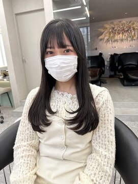 ロンド マーレ 天神大名店(Lond mare) イメチェン/チェリーブラウン/フェミニン/ダークアッシュ/束感