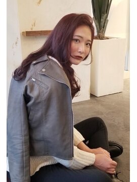 ラファンジュ ヘアー クレオ(Rohange hair Creo) 【Creo】透明感カラー×グランジパーマ