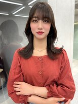 ロンド マーレ 天神大名店(Lond mare)&nbsp;韓国風ヘア　レイヤーカット　顔周りレイヤー　顔周り　レイヤー