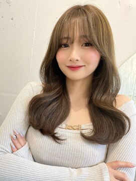 ルームバイシー 新宿(Loom. by Sea) 大人ガーリー×ダークアッシュ[似合わせカット/ミディアム]