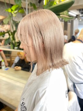 サンクプロジェクト(cinq PROJECT) ミルクティーベージュハイトーンカラーケアブリーチダブルカラー