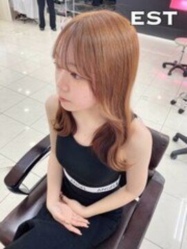 エスト 大阪梅田(EST) ブリーチカラー+馴染ませカット