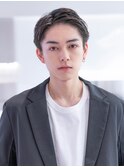アッシュブラック/マッシュパーマ/刈り上げ/ツーブロック