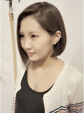 ローグ ヘアー 金町店(Rogue HAIR) 20代30代40代◎ローグ金町(TAKA)ショートボブ前下がり耳かけ