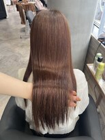 リーオオサカ(Lee Osaka)&nbsp;髪質改善カラー×ピンクブラウン/かれん