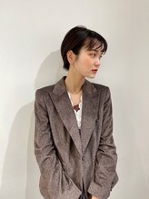 モッズ ヘア 銀座店(mod's hair) 小顔骨格矯正ショート（ダブルカラーバレイヤージュ韓国２０代）
