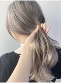 ホワイトベージュ/透明感カラー/ハイトーン