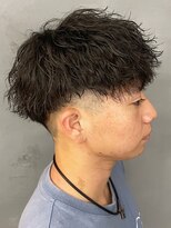 バース バイ ハピネス(BIRTH by happiness)&nbsp;奈良men'sフェードマッシュ　ツイストスパイラルパーマ