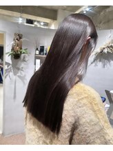 ブリーチしていても諦めないで！ダメージレスの酸性ストレートでサラサラに髪質改善☆