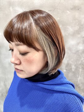 ミータイム(me-time) ショートボブ&インナーカラー