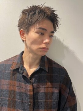 ベイルーム(BAYROOM by HONEY omotesando) ニュアンスピンパーマ アップバング スパイキーショート