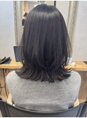 顔まわりウルフミディアムレイヤーボブ大人可愛い20代30代表参道