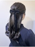 【Lilly渋谷】#ヘアセット#ハーフアップ#推し活#推し活ヘア