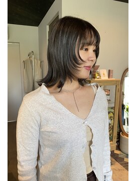 ボルペ(volpe) ミディアムレイヤー×グレーブラウン