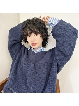 ホロ(hollo) マッシュパーマショートパーマプードルパーマ