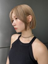 トルネード(TORNADO)&nbsp;韓国アイドル風ミニボブ タッセルボブ シースルーバング s629