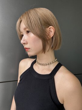 トルネード(TORNADO) 韓国アイドル風ミニボブ タッセルボブ シースルーバング s629