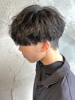 ニアウ 高崎店(Niau)&nbsp;メンズマッシュシャドウパーマ群馬高崎眉毛韓国刈り上げ