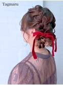 編み込みツインスタイル☆
