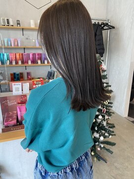 シェル 津山の手店(shel) 30代40代◎アッシュブラウン×大人レイヤー×小顔カット