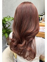 ヘアデザインファブロ イオンモール宮崎店(hair design FABRO.)&nbsp;【ピンクベージュ/透明感カラー/艶感カラー/韓国レイヤー】